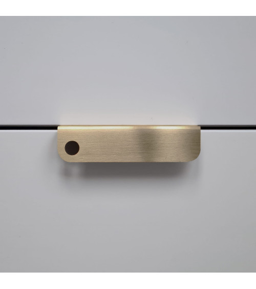 Maniglia per mobile in ottone verniciato EDIT Edge maniglia design