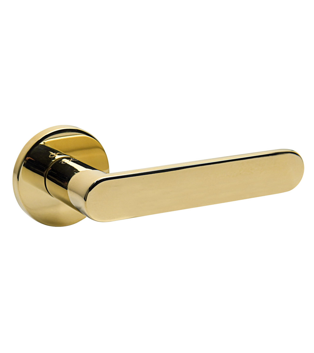 Maniglia per porta oro lucido Line Vénus design