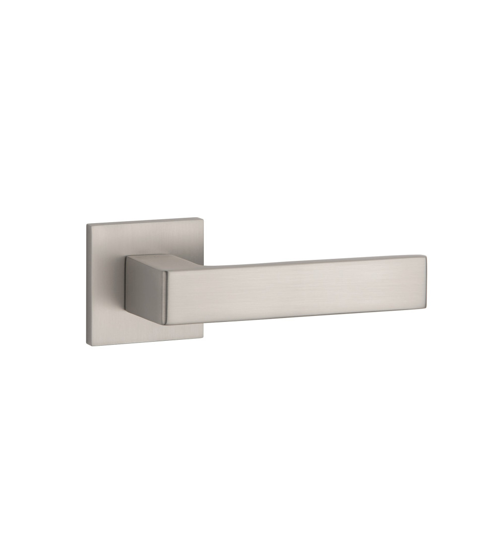 Maniglia per porta in nichel satinato HIRA design
