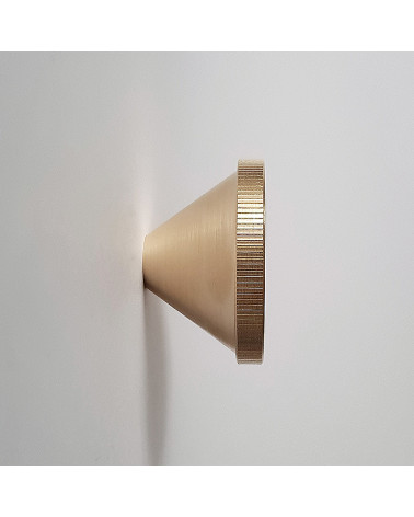 Appendiabiti da parete ottone cono - maniglia design