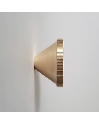 Appendiabiti da parete ottone cono - maniglia design