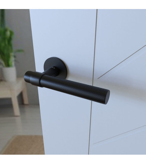 Maniglia per porta nera GHOST maniglia design