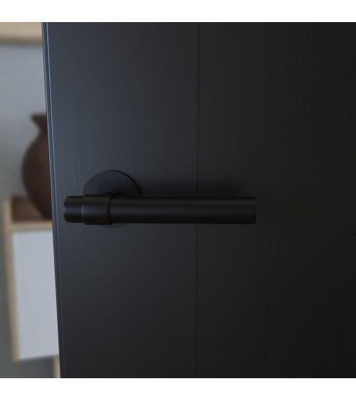 Maniglia per porta nera GHOST maniglia design