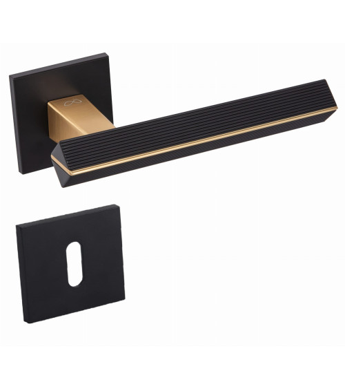 Maniglia per porta texturizzata CARRERA design