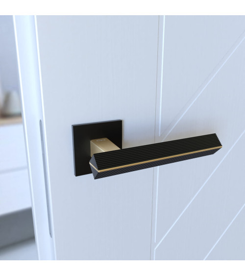 Maniglia per porta texturizzata CARRERA design