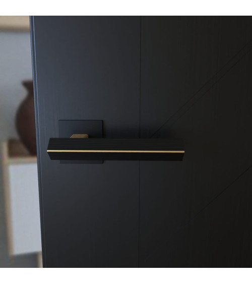 Maniglia per porta texturizzata CARRERA design