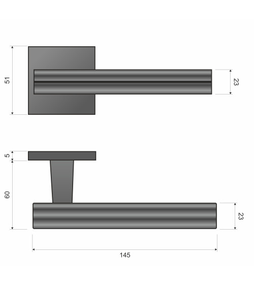 Maniglia per porta texturizzata CARRERA design