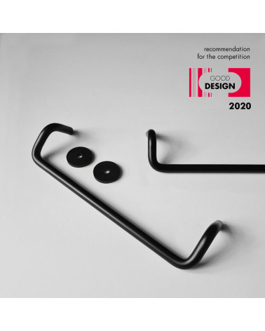 Maniglia per mobile nera AVA design taglia media