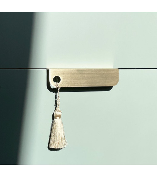 Maniglia per mobile in ottone EDIT O maniglia design