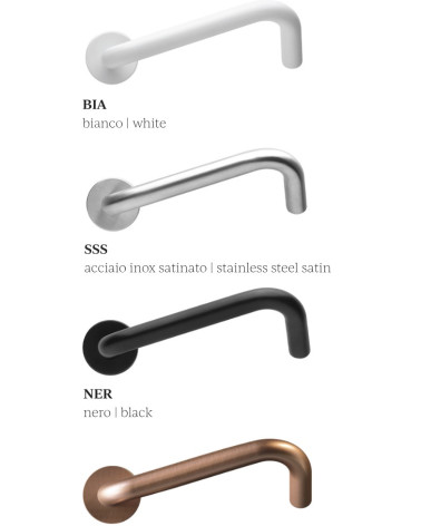 Eleganza Italiana e Qualità Superiore: Maniglia PMR in Inox Autentico NoHand - maniglia design