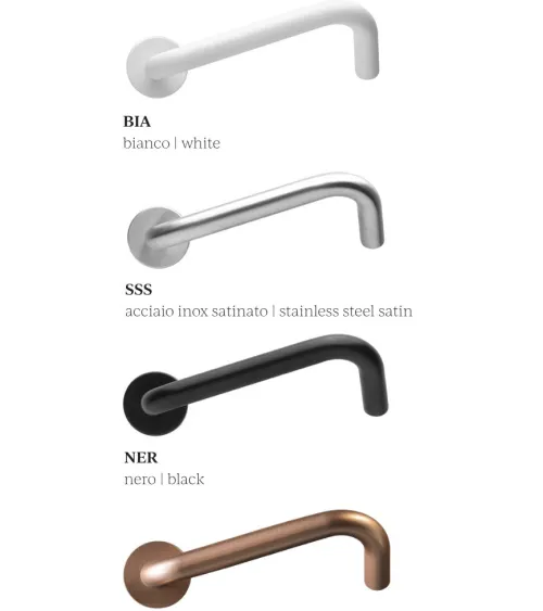 Maniglie per Porte Bianche per PMR modello NoHand - maniglia design