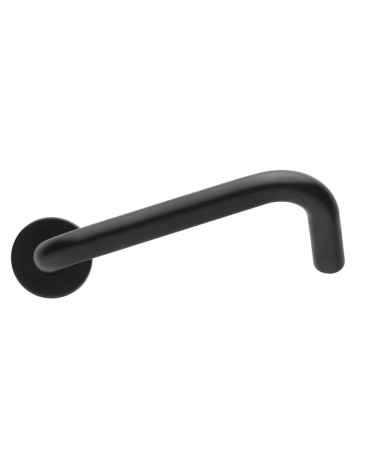Maniglie per Porte PMR di Alta Gamma in Inox Italiano di colore Nero - modello NoHand - maniglia design