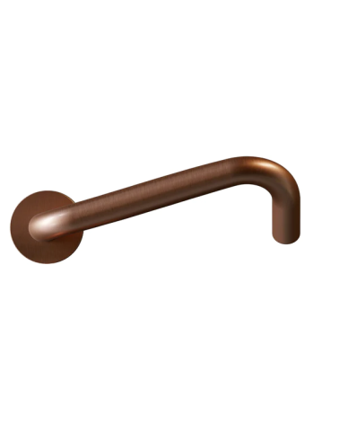 Maniglie per Porte PMR in Inox, modello NoHand con Finitura Ramata - Made in Italy - maniglia design