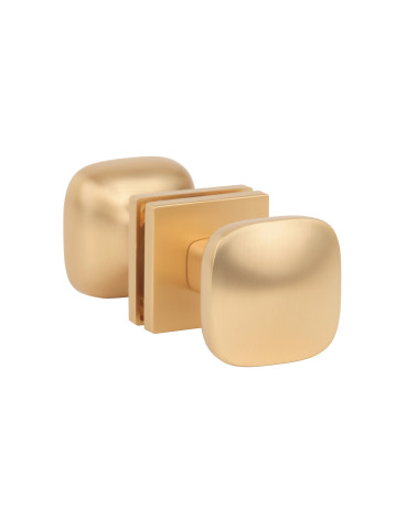 Pomolo porta oro opaco KIAMA quadrato - maniglia design
