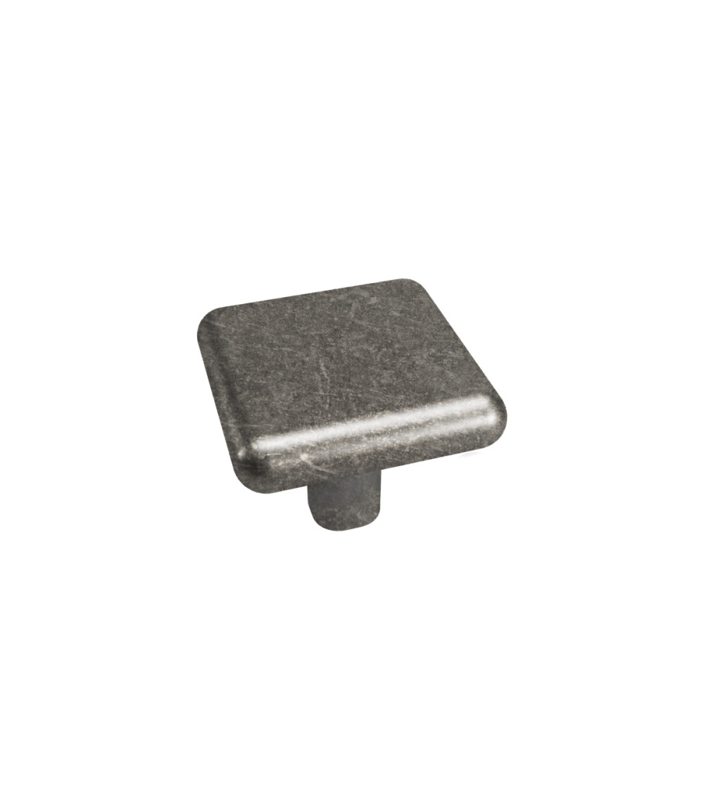 Pomolo per mobile argento anticato NOX maniglia design