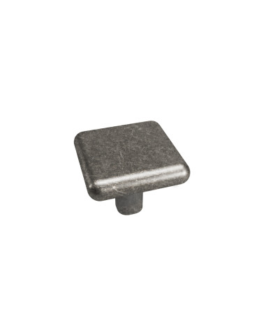 Pomolo per mobile argento anticato NOX maniglia design