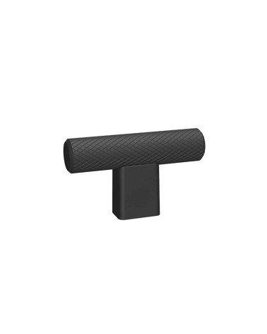 Pomolo per mobile nero MONDO a T maniglia design