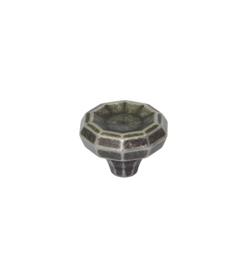 Pomello per mobile argento antico CAMPANA maniglia design
