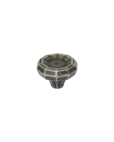Pomello per mobile argento antico CAMPANA maniglia design
