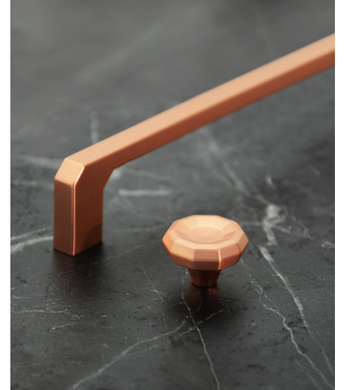 Pomello per mobile rame CAMPANA maniglia design