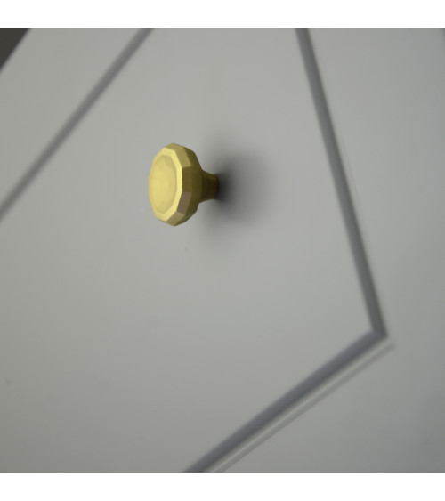 Pomello per mobile oro opaco CAMPANA maniglia design