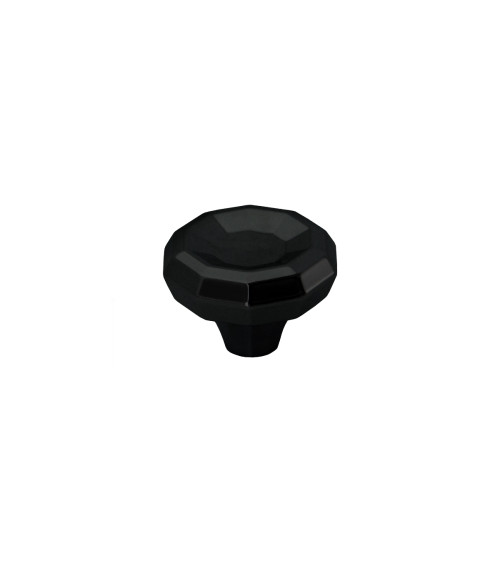 Pomello per mobile nero lucido CAMPANA maniglia design