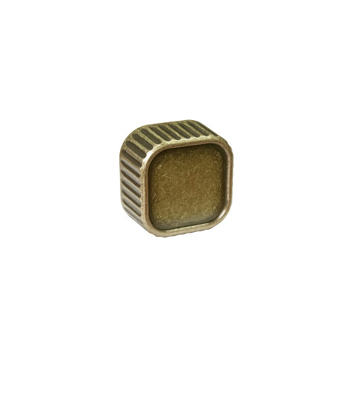 Pomello per mobile patina su ottone WEGA maniglia design