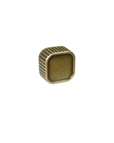 Pomello per mobile patina su ottone WEGA maniglia design