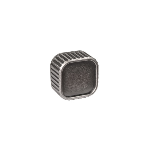 Pomello per mobile argento antico WEGA maniglia design