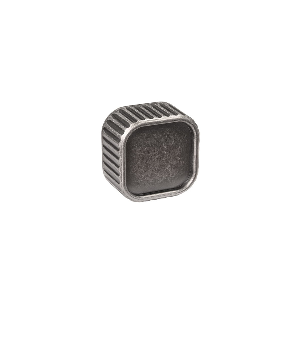 Pomello per mobile argento antico WEGA maniglia design