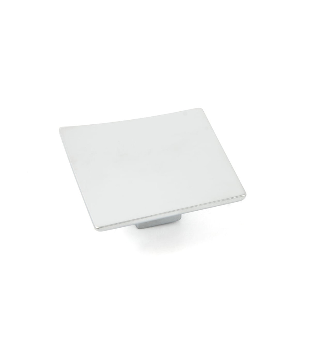 Pomello per mobile cromo satinato BLUES maniglia design
