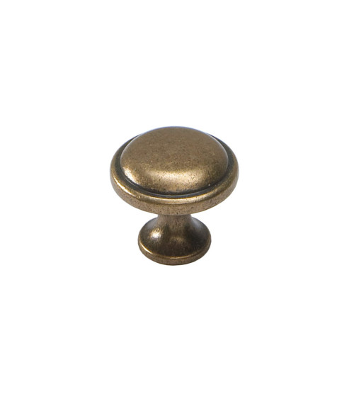 Pomello per mobile patinato su ottone IKAR maniglia design