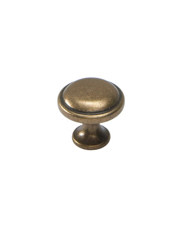 Pomello per mobile patinato su ottone IKAR maniglia design