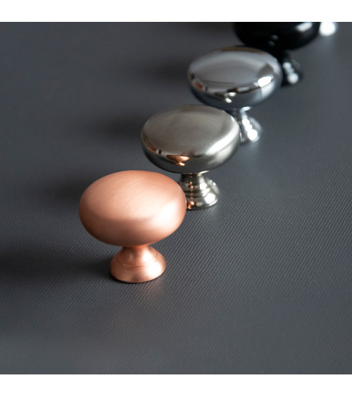 Pomello per mobile nero TORONTO design