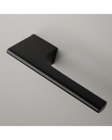 Maniglia per porta futuristica LUPINA maniglia design montata su una porta