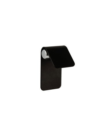 Maniglia per mobile nero opaco/cromo lucido TORN-1 maniglia design
