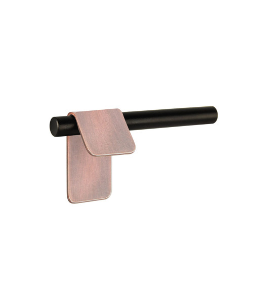 Maniglia per mobile rame antico/nero opaco TORN-3 maniglia design