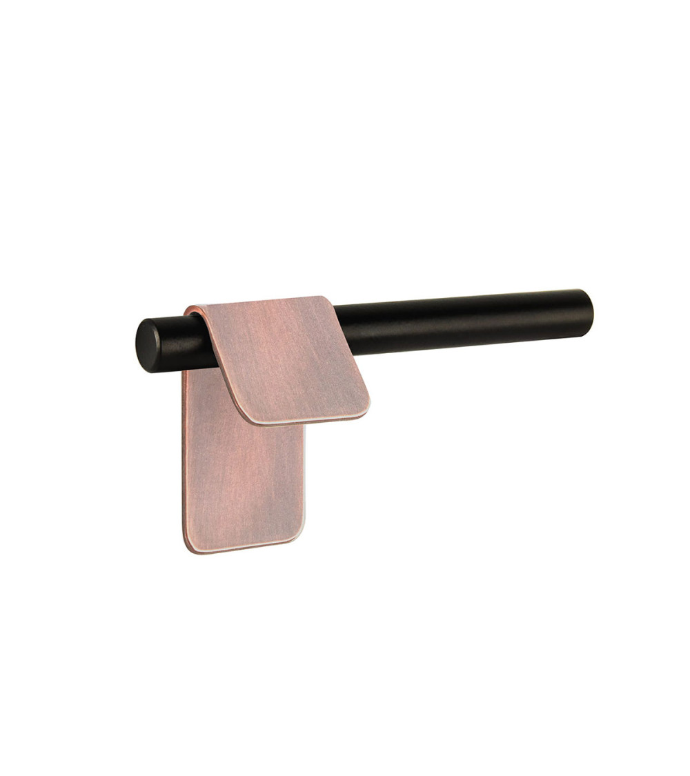 Maniglia per mobile rame antico/nero opaco TORN-3 maniglia design