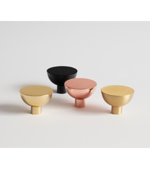 Pomello per mobile nero LUNA M maniglia design