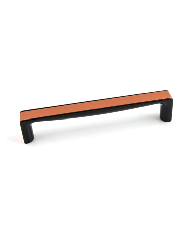 Maniglia per mobile rame/nero brillante TWIX maniglia design