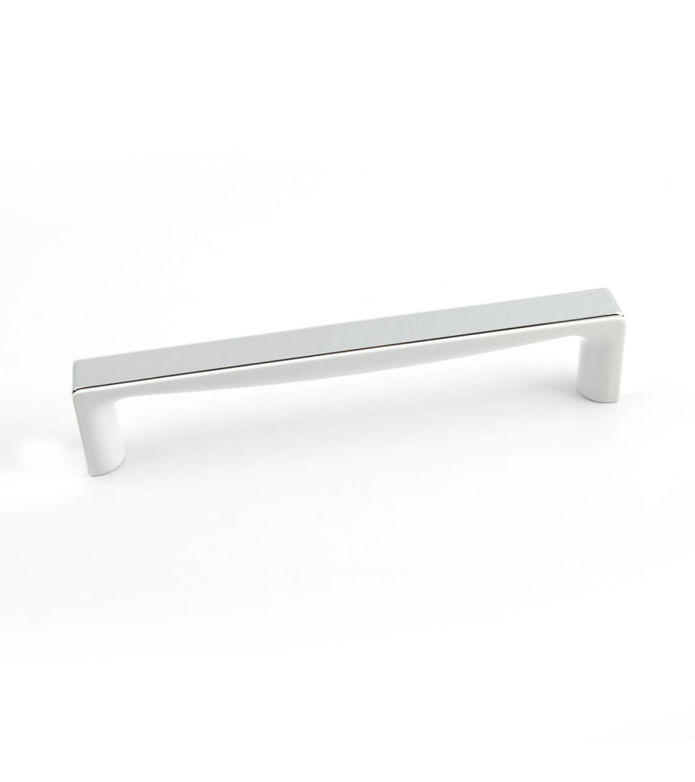 Maniglia per mobile cromo brillante/bianco brillante TWIX maniglia design