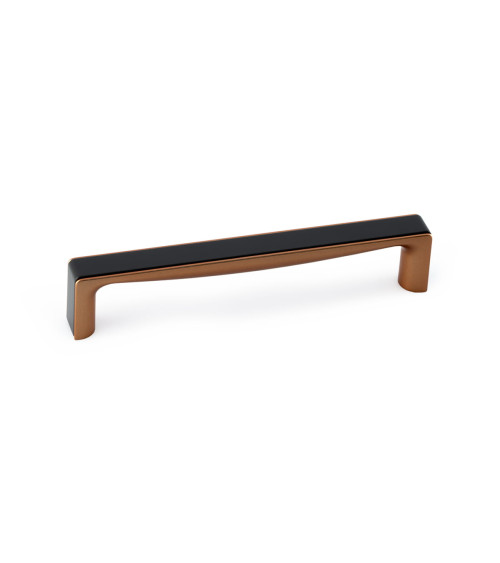 Maniglia per mobile nero brillante/rame TWIX maniglia design