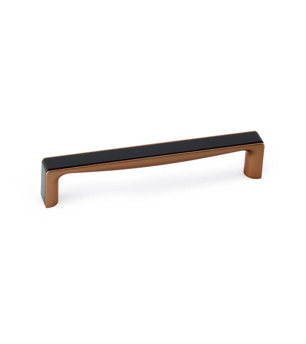 Maniglia per mobile nero brillante/rame TWIX maniglia design