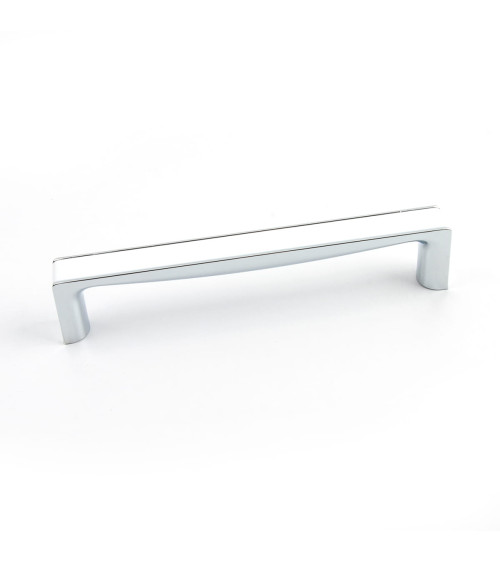 Maniglia per mobile bianco brillante/cromo brillante TWIX maniglia design