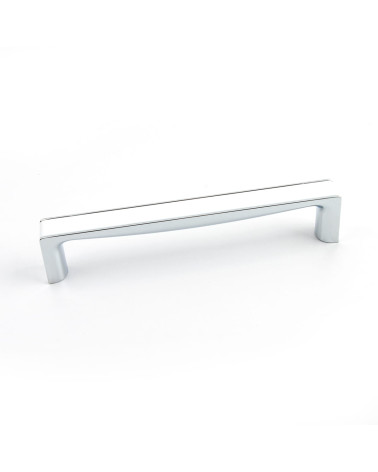 Maniglia per mobile bianco brillante/cromo brillante TWIX maniglia design
