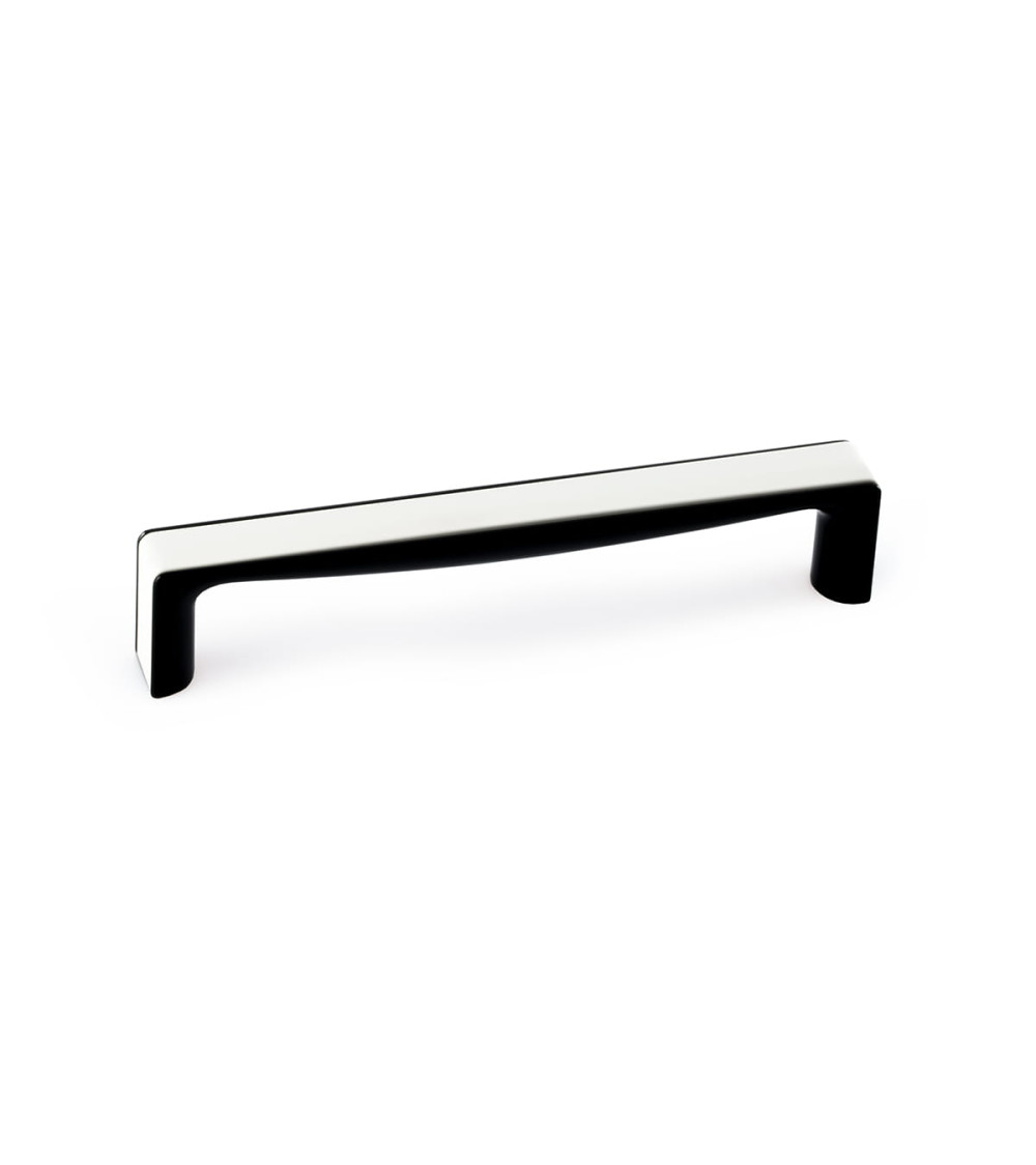 Maniglia per mobile bianco brillante/nero brillante TWIX maniglia design