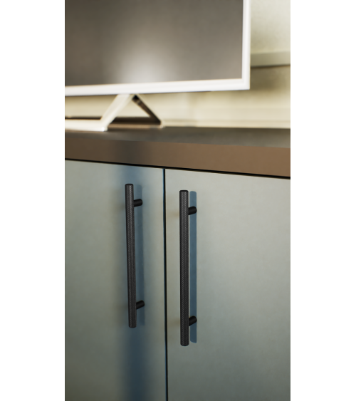 Maniglia per mobile anodizzato nero/nero opaco CRUSO maniglia design