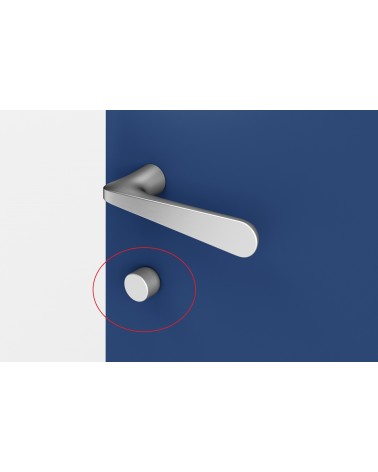 Rosetta per porta VERUM per WC (modello Punto) - maniglia design