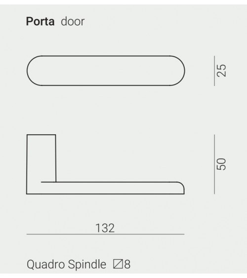 Maniglia per porta ultrasottile VERUM Pure, design minimalista 2022 - maniglia di design