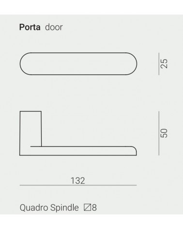 Maniglia per porta ultra sottile VERUM Pure, design minimalista 2022 - maniglia design